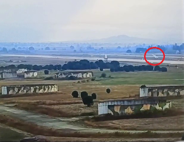 İşte Uçak Kazasının Görüntüsü