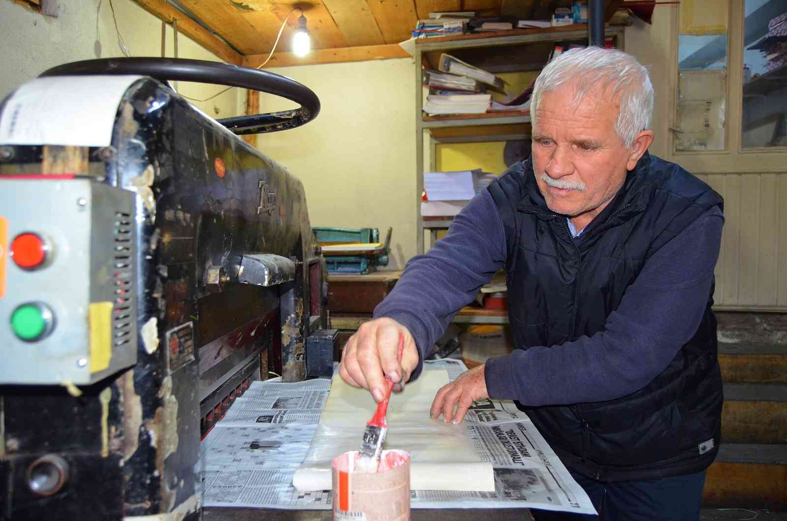 İznik'in Yarım Asırlık Matbaa Ustası