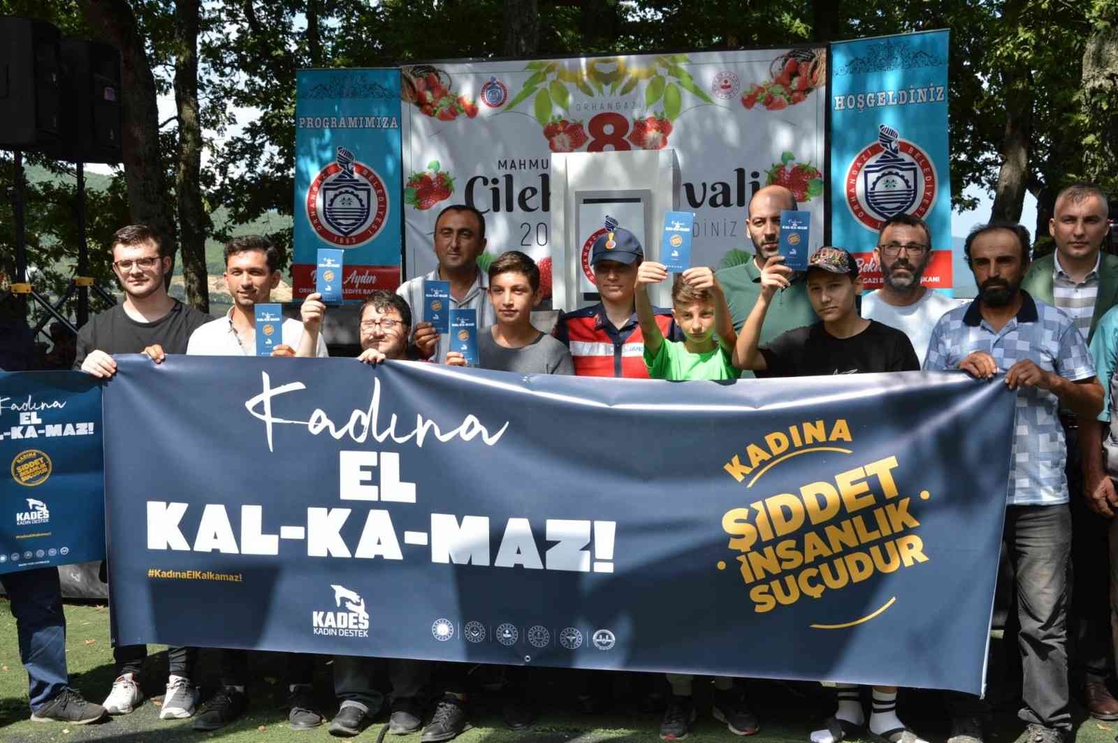 Jandarmadan Festivalde Kadına Şiddete Hayır Farkındalığı