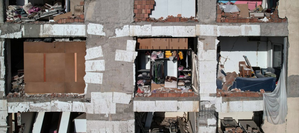 Kahramanmaraş depremin 10’uncu gününde havadan görüntülendi