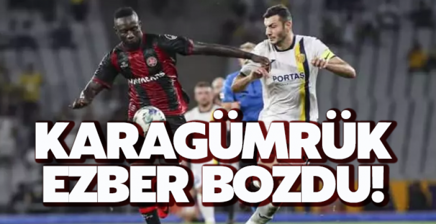 Karagümrük ezber bozdu!