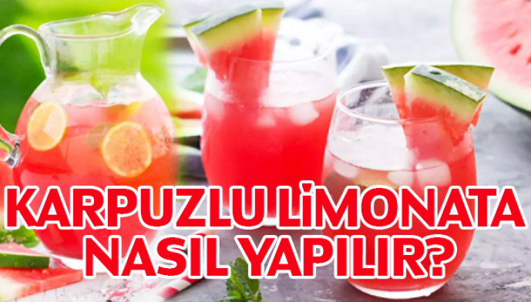 Karpuzlu limonata nasıl yapılır?