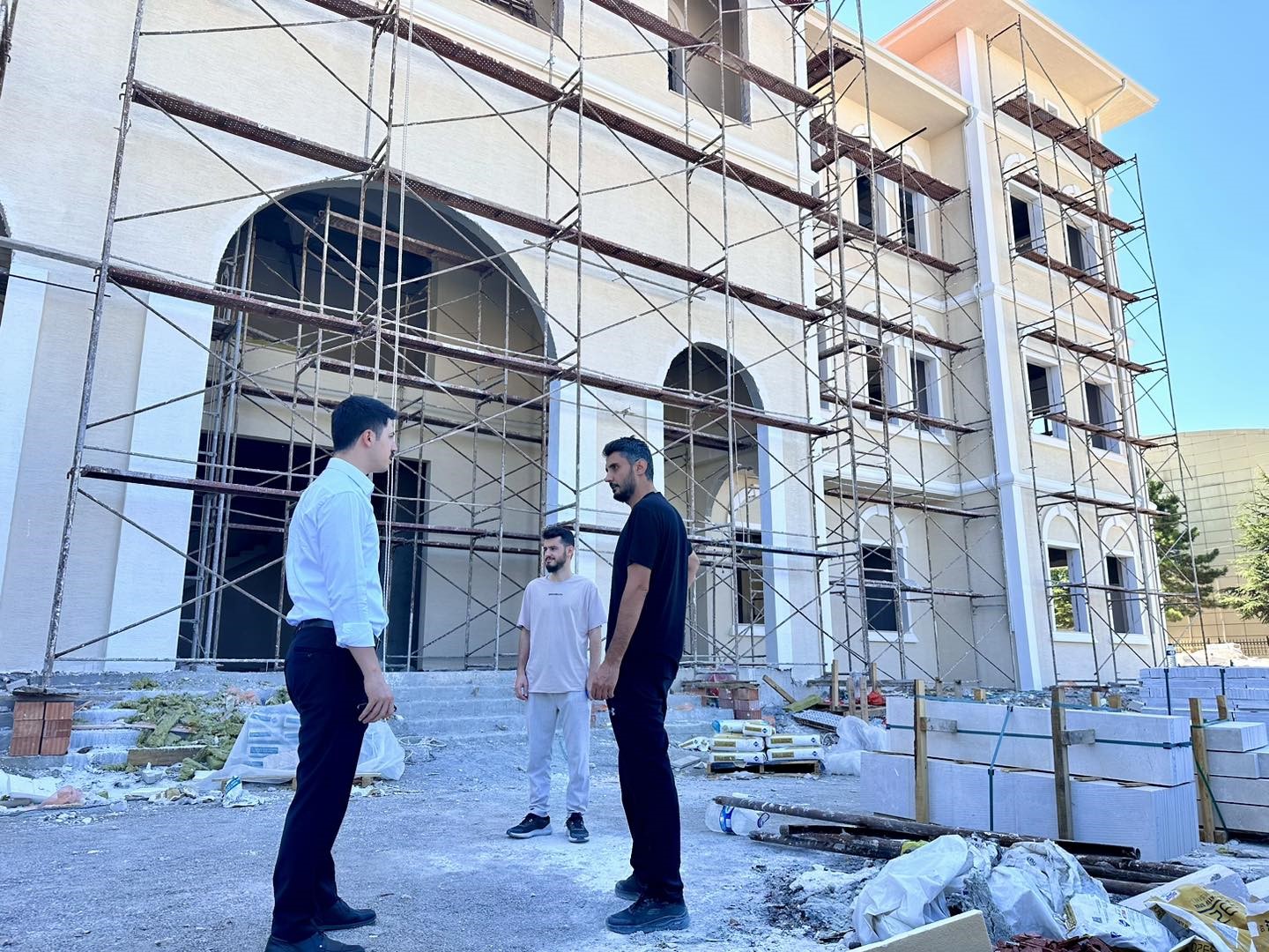 Kaymakam Kahraman, Çalışmaları Yerinde İnceledi