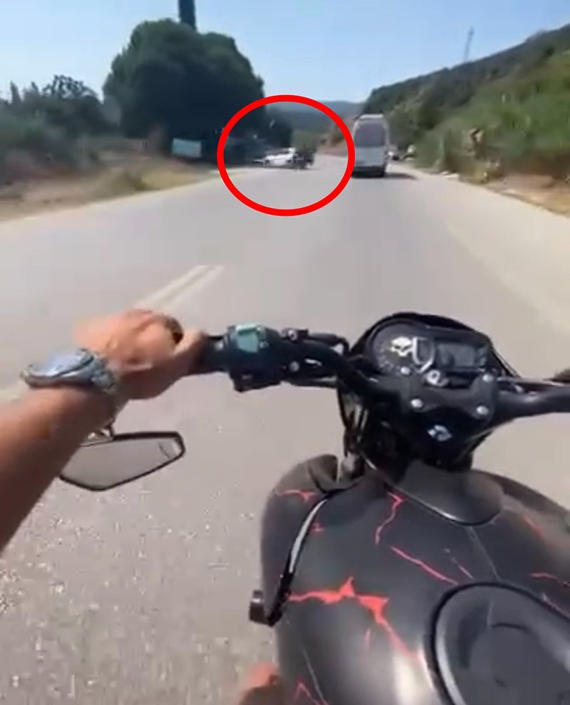 Kaza Anı Kask Kamerasında