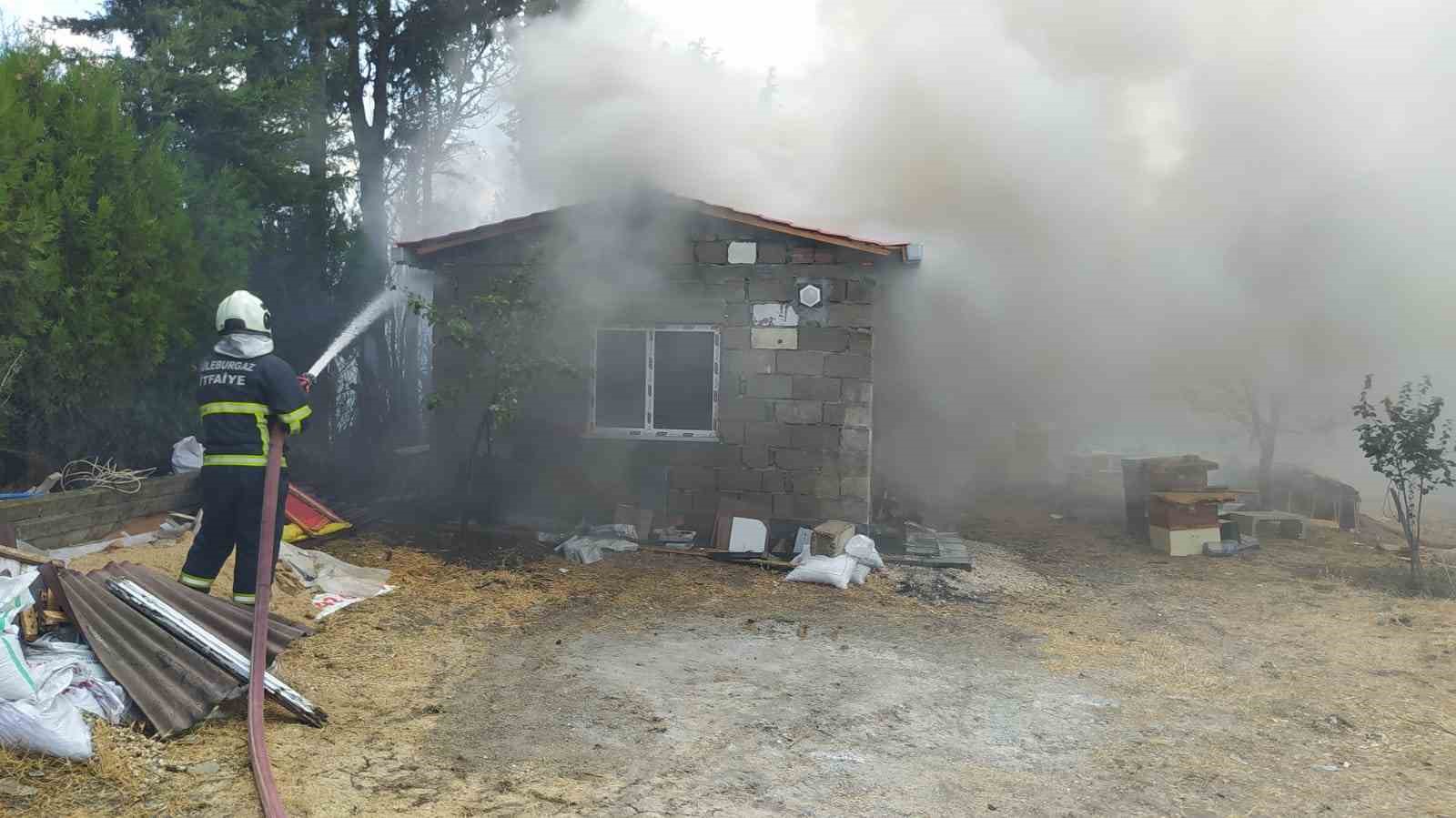 Kırklarelinde Yangından Arılar Da Etkilendi