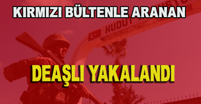 Kırmızı Bültenle Aranan DEAŞ'lı Yakalandı!