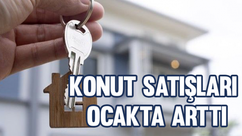 Konut satışları ocakta arttı