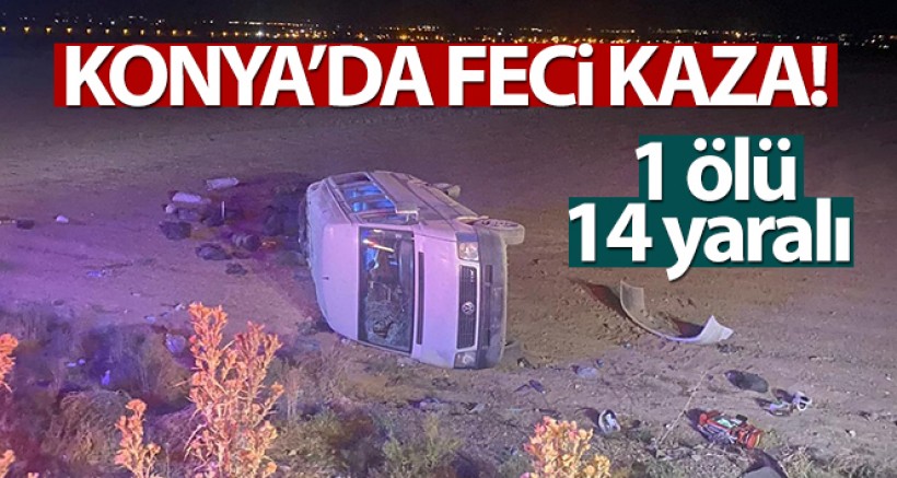 Konya'da Feci Kaza!