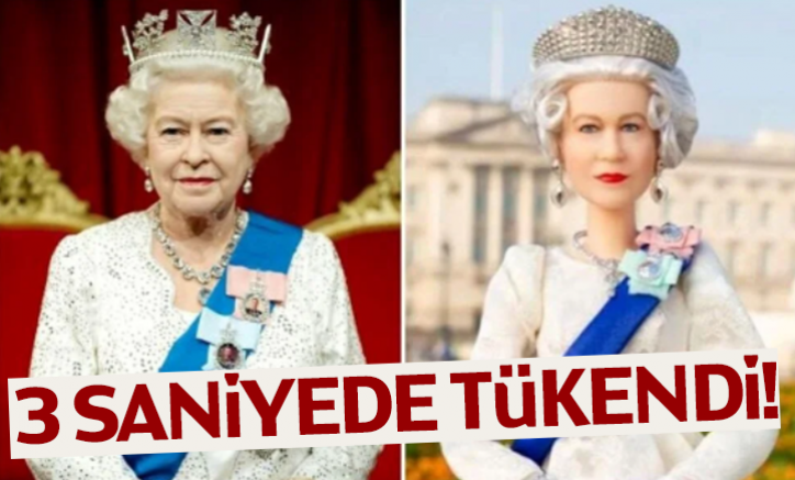 Kraliçe Elizabeth'in Barbie bebekleri 3 saniyede tükendi