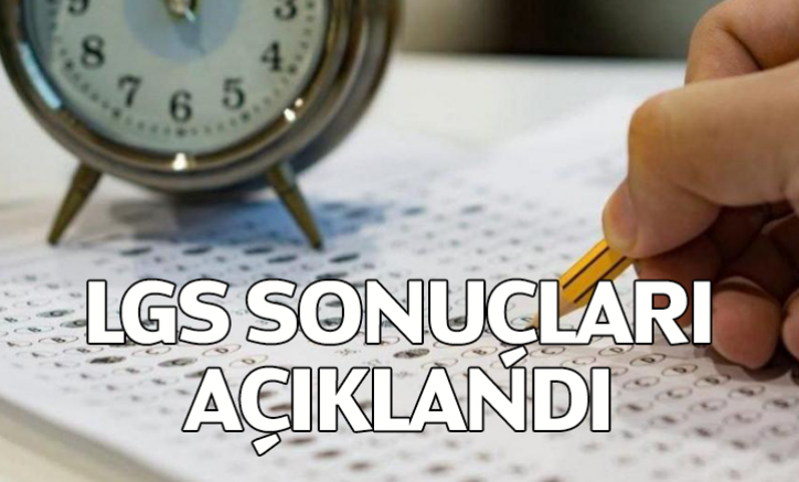 LGS sonuçları açıklandı