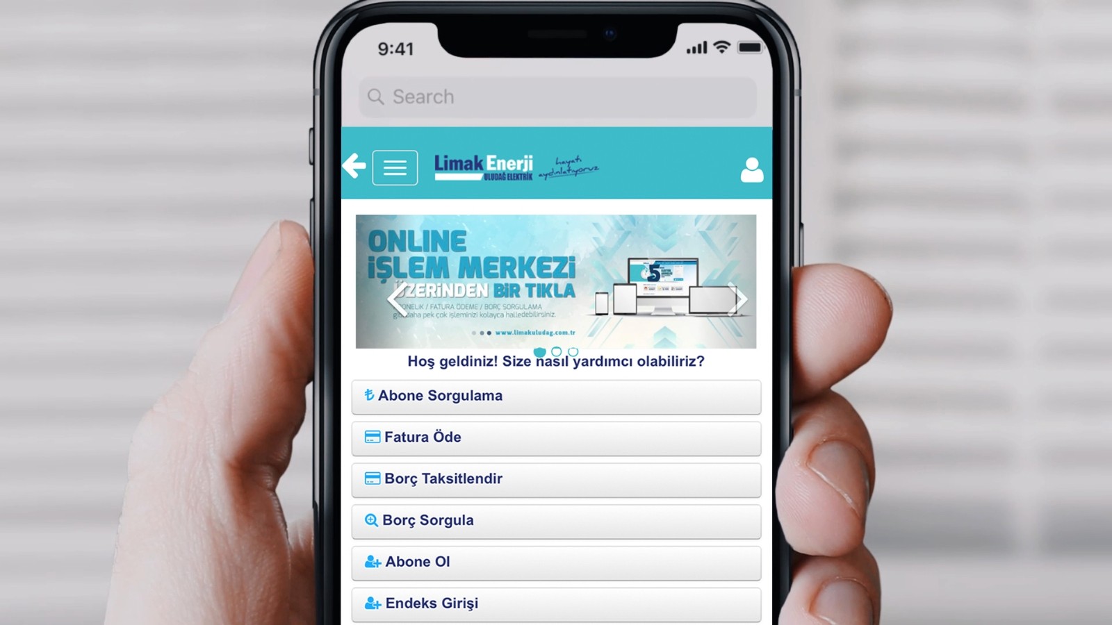 Limak Enerji İşlemlerinizi Evinizden Çıkmadan Yapma İmkanı Sunuyor