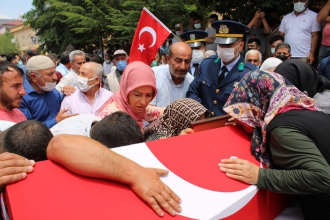 Mardin Şehidine Acı Veda!