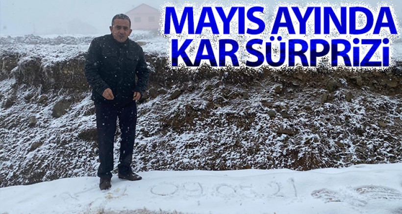 Mayıs Ayında Kar Süprizi