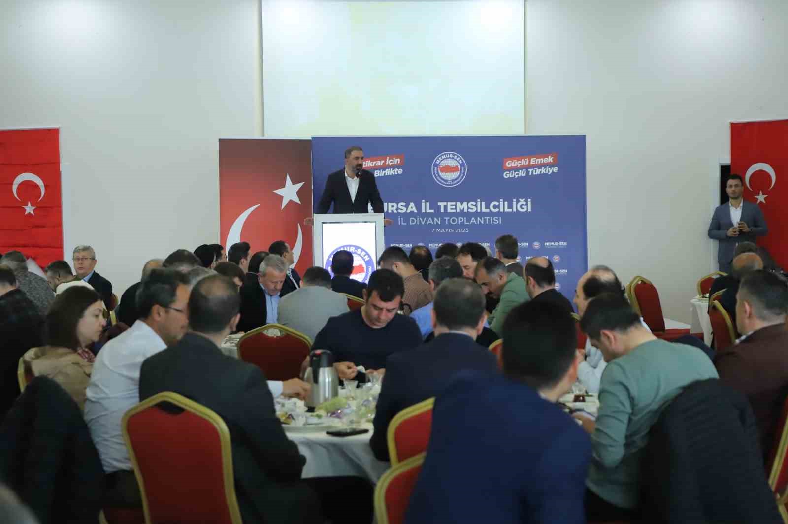 Memur-Sen Bursa İl Başkanı Yünkül: Biz Cumhurbaşkanımızın Liderliğindeki İradeye Sahip Çıkacağız
