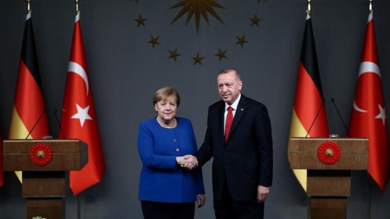 Merkel'den Erdoğan'a veda ziyareti