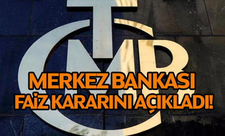 Merkez Bankası faiz kararını açıkladı