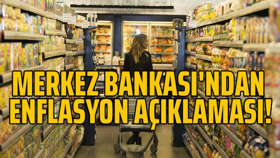 Merkez Bankası'ndan enflasyon açıklaması!