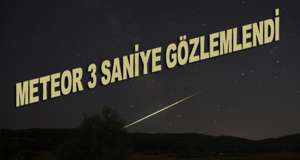Meteor Düşüşü Bursa'da Görüntülendi