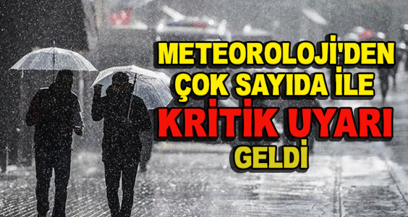 Meteoroloji Uyardı! Fırtınayla Sağanak Yağış Geliyor...
