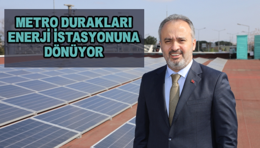 Metro Durakları Enerji İstasyonuna Dönüyor