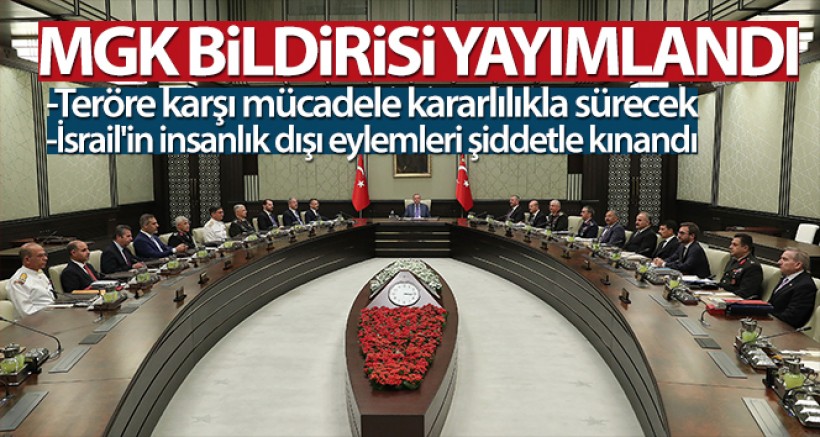 MGK'dan Terörle Mücadele Vurgusu