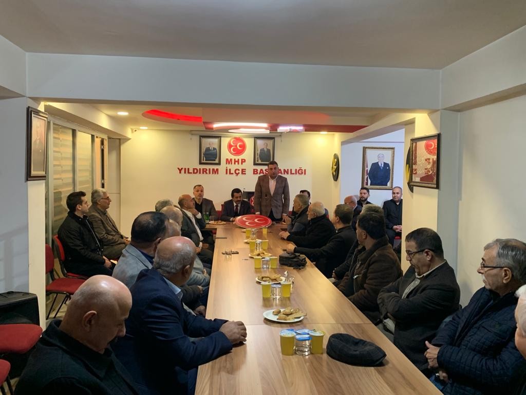 Mhp Yıldırım İlçe Teşkilatı İstişare Toplantısı Düzenledi
