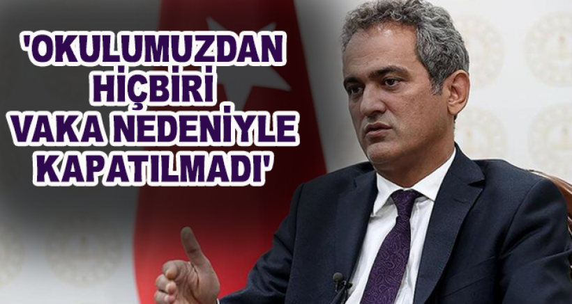 Milli Eğitim Bakanı Mahmut Özer'den Son Dakika Yüz Yüze Eğitim Açıklaması