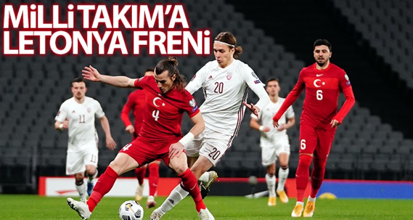 Milli Takım'a Letonya Freni