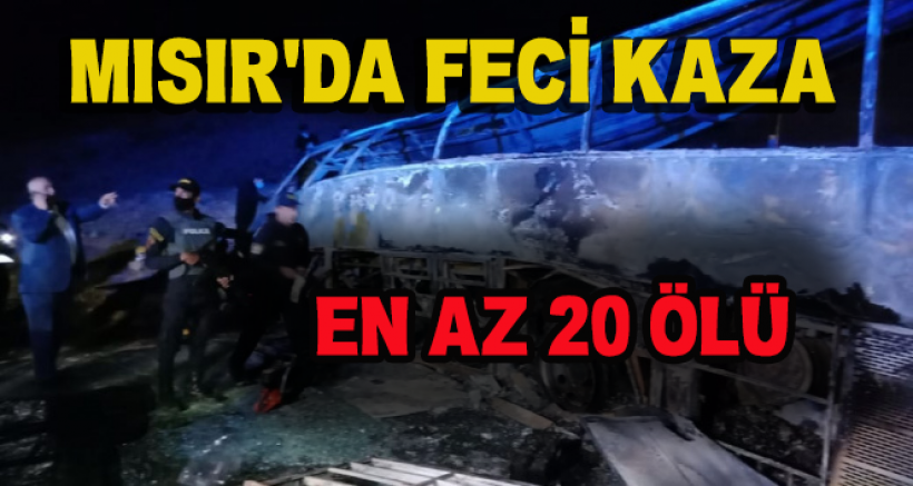 Mısır'da Yolcu Otobüsü Devrildi: En az 20 Ölü