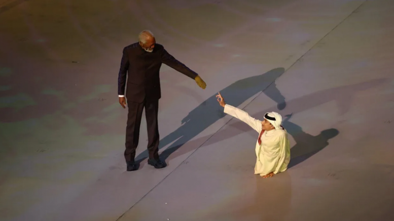 Morgan Freeman'ın Dünya Kupası açılış törenindeki unutulmaz anı