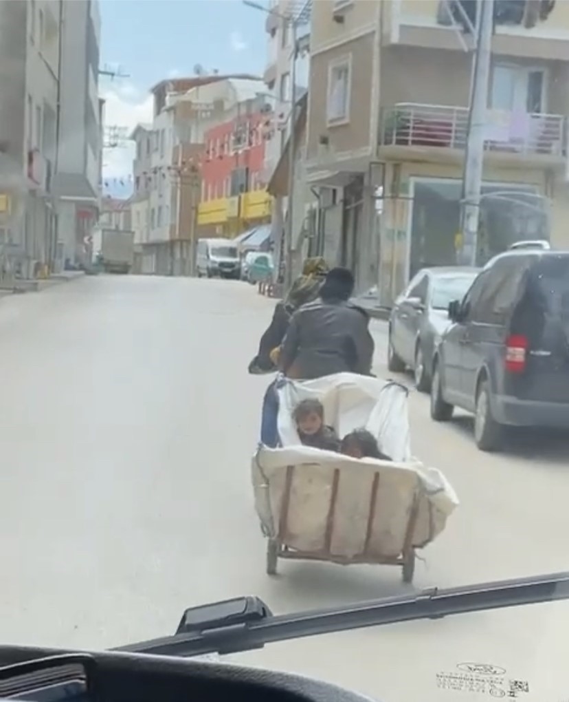 Bursa'da tehlikeli yolculuk