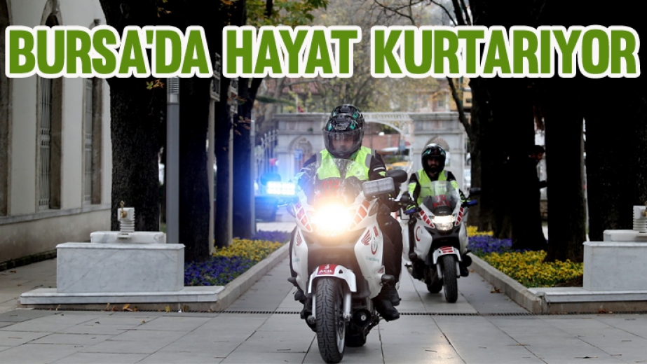 Motosikletli 112 Ekipleri Hayat Kurtarıyor