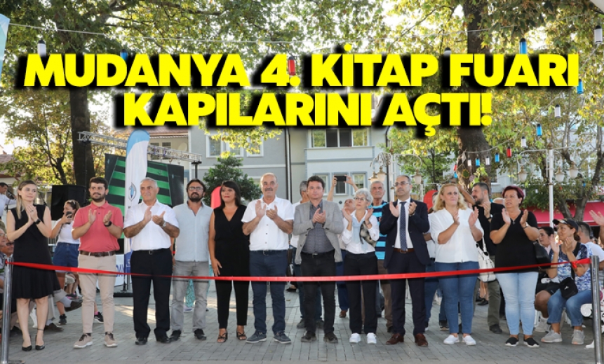 Mudanya 4. Kitap Fuarı Kapılarını Açtı