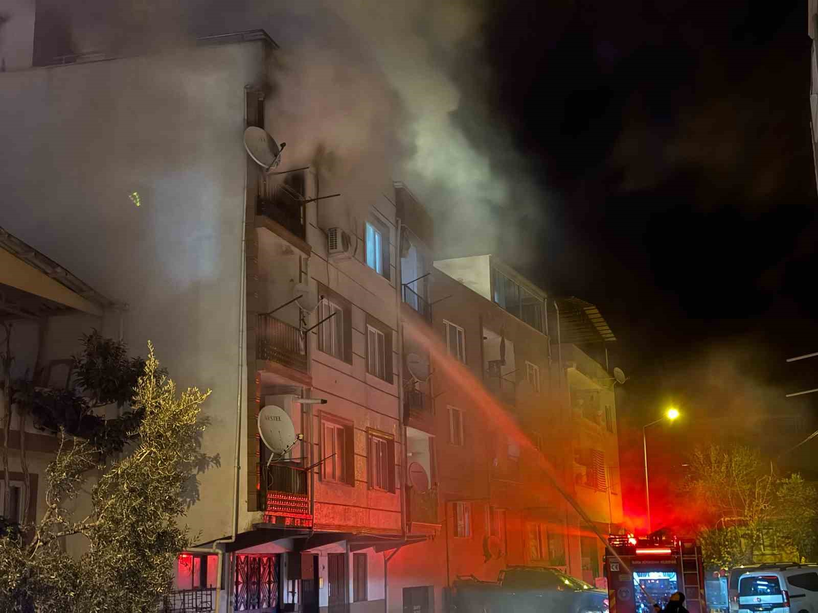 Mudanyada Korkutan Yangın