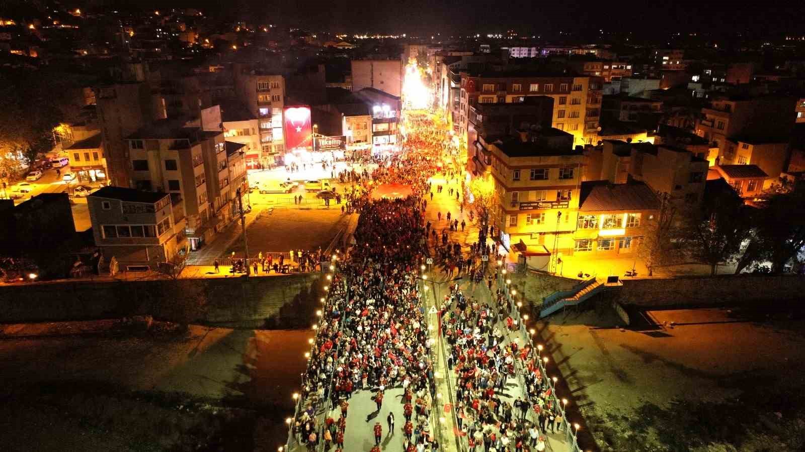 Mustafakemalpaşada Tarihi Cumhuriyet Coşkusu