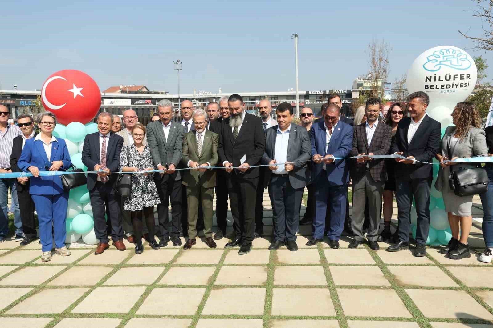 Nilüferde Sağlık Çalışanlarına Adanan Park Hizmete Açıldı