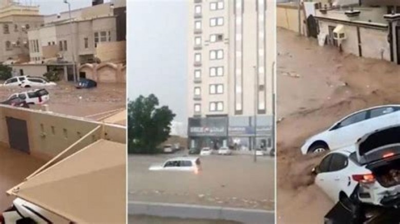 Nisan ortasında Suudi Arabistan'dan inanılmaz görüntüler...