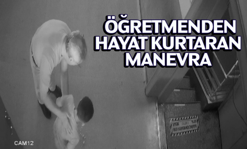 Öğretmenden hayat kurtaran manevra