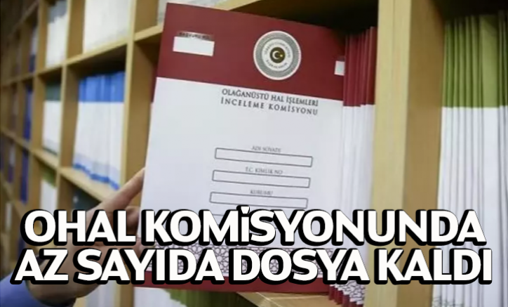 OHAL komisyonunda az sayıda dosya kaldı