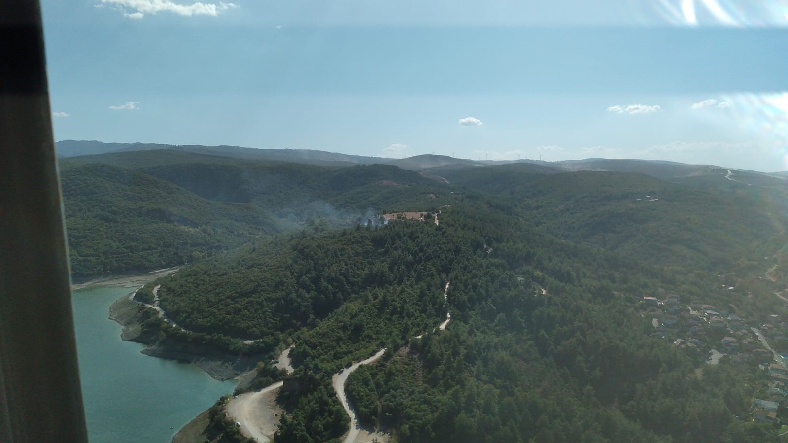 Ormanlık Alandaki Alevler Korkuttu
