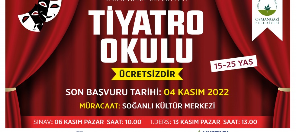 Osmangazi Belediyesi Tiyatro Okulu Başlıyor