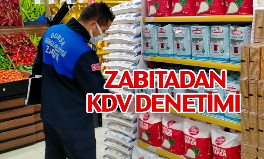 Osmangazi'de Zabıtadan Her Gün Kdv Denetimi