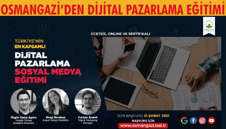 Osmangazi'den Dijitâl Pazarlama Eğitimi