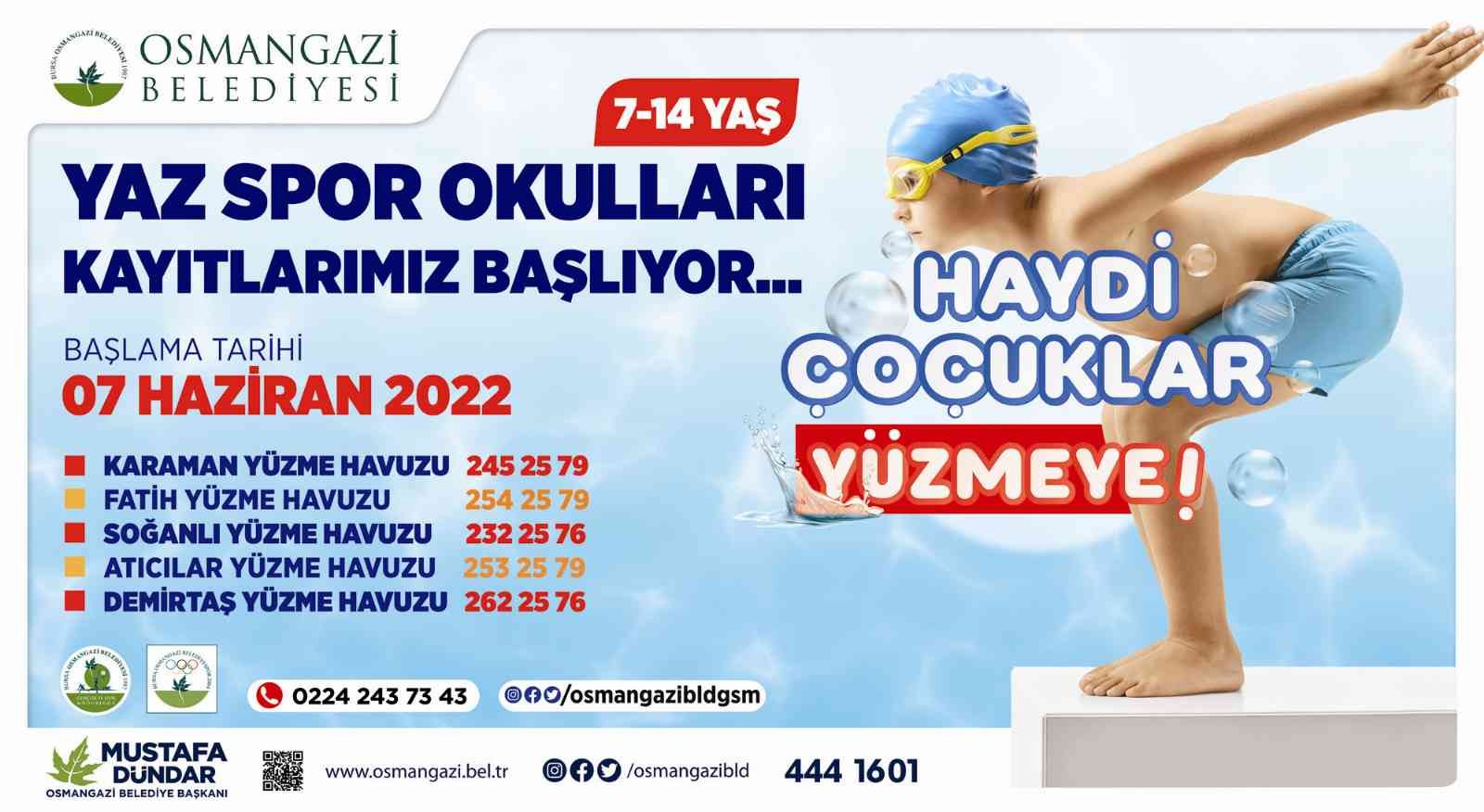 Osmangazide Havuzlar Çocuklar İle Renklenecek