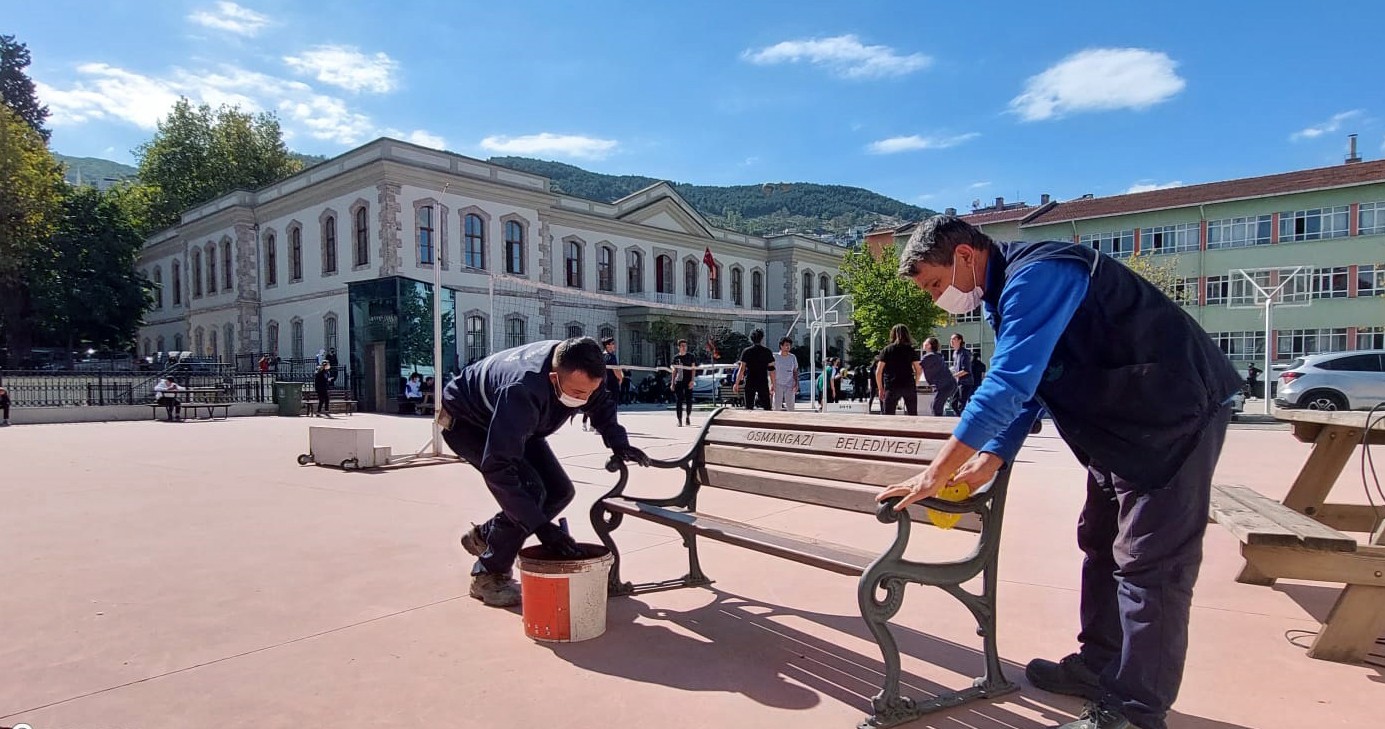 Osmangaziden Okullara Bakım