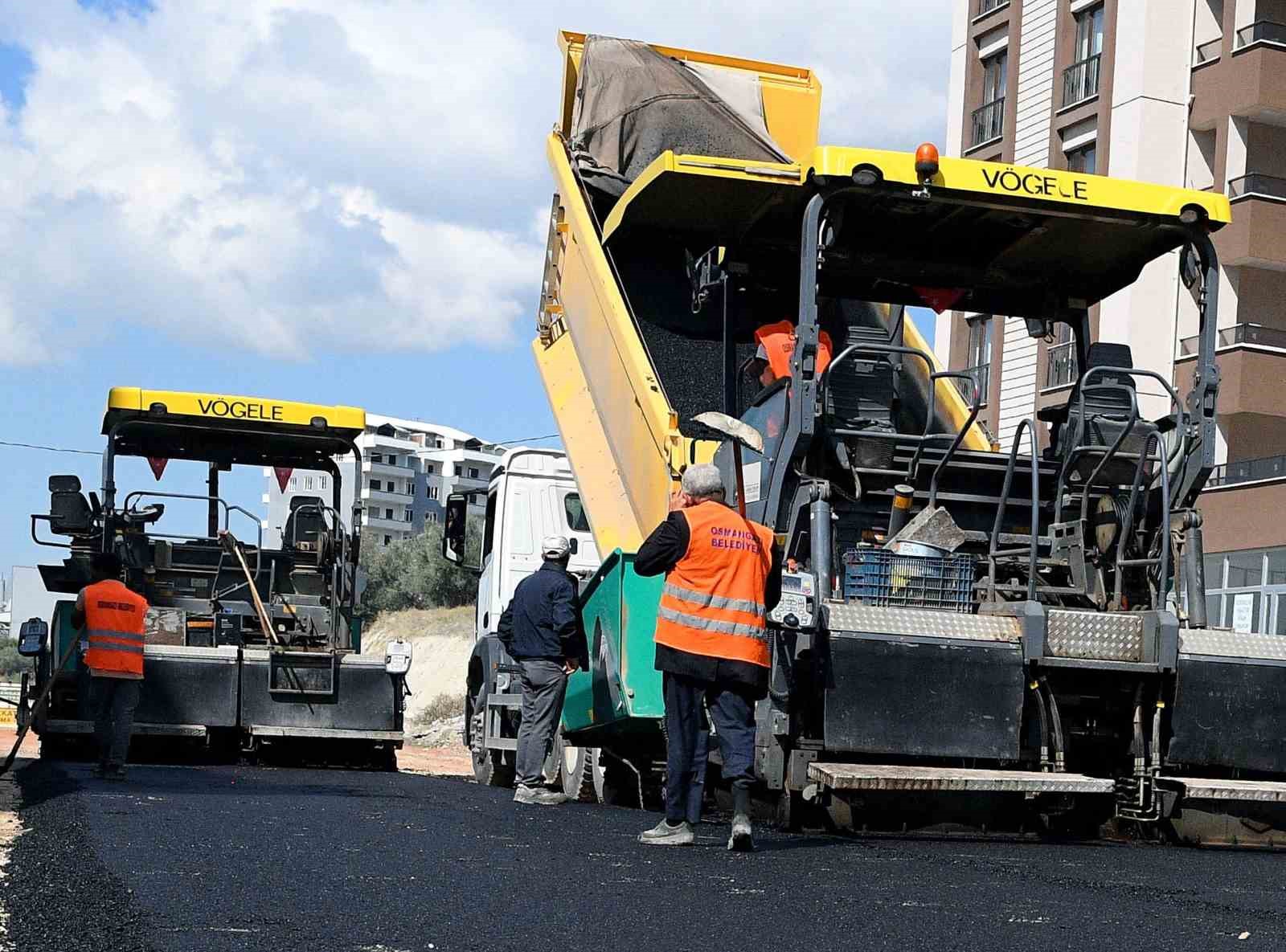 Osmangazinin Yollarına 23 Bin Ton Asfalt