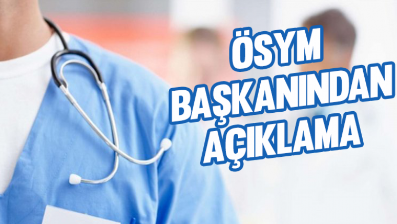 ÖSYM Başkanı Halis Aygün'den Açıklama