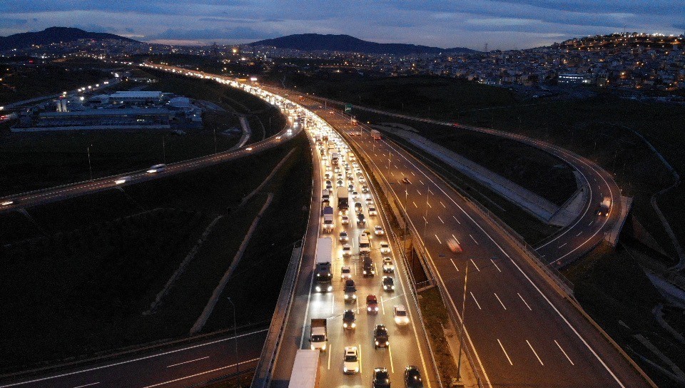 Otoyolda Bakım Onarım Çalışması