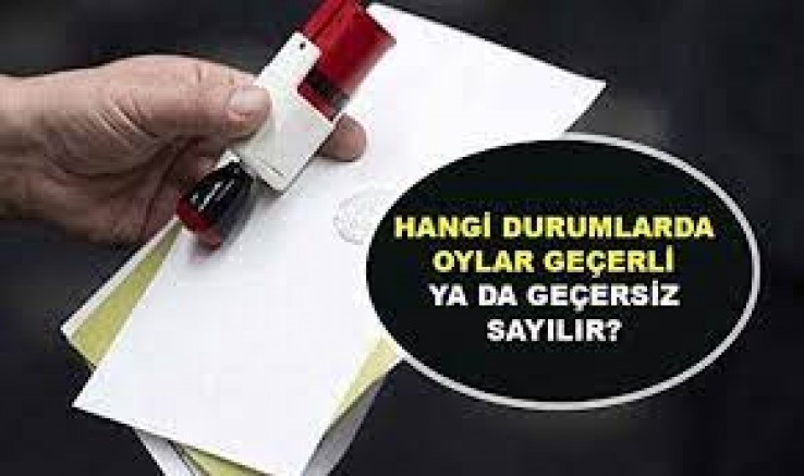 Oyların geçerli ve geçersiz sayıldığı durumlar! YSK 31 Mart oy kullanma kuralları!