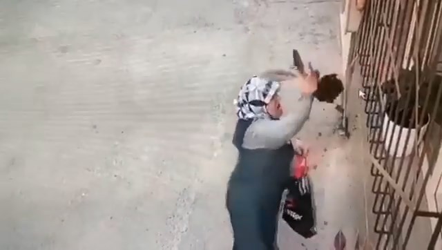 Camdaki Çiçeği Saksıdan Söküp Çalan Kadın Kameralara Yakalandı
